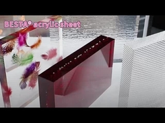 2.8mm-15mm রঙিন এক্রাইলিক শীট অপটিক্যাল দোকান আলোকিত বিজ্ঞাপন বোর্ড