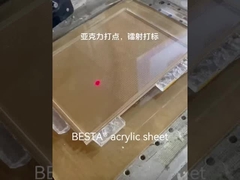 পিএমএমএ স্বচ্ছ টেক্সচারযুক্ত ক্লিয়ার এক্রাইলিক শীট 6 মিমি পাথর শস্য